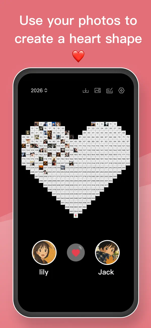 Screenshot #1 pour LovePieces - Love Album
