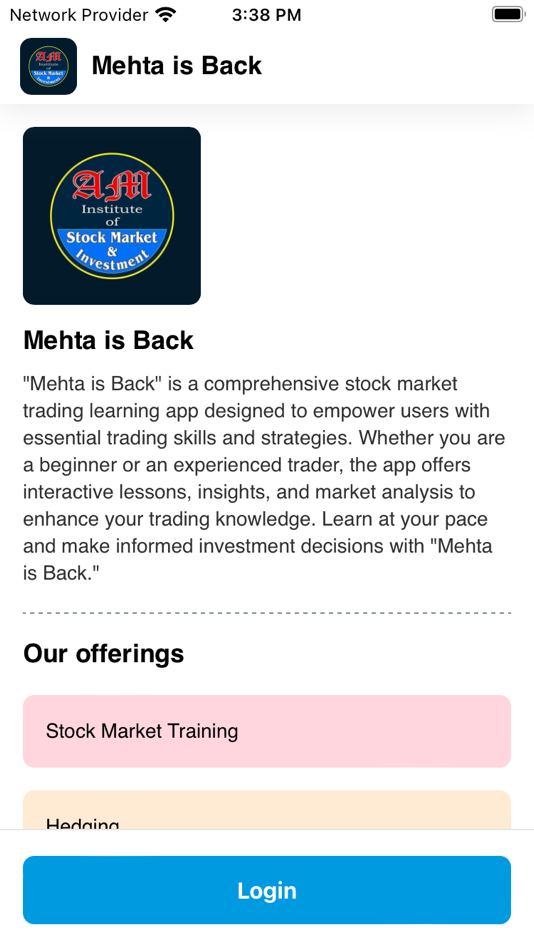 #1. Mehta is Back (iOS) 由: Nitesh Lohchab