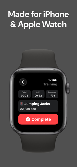 Home Workout Timer & Tracker Screenshot 2 of 3