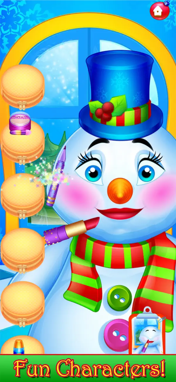 Screenshot #1 pour Santa Hair Game For Christmas