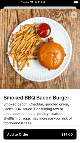 Jack's Shop Kitchen iPhone screenshot 4 - Food & Drink app