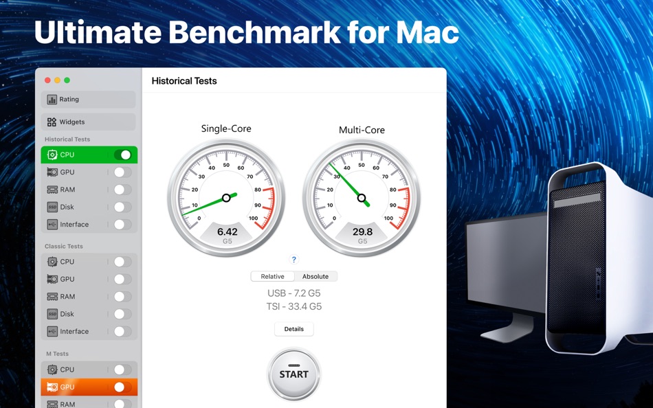 #1. Performance Test Benchmark (macOS) Podle: Impulsory, LLC