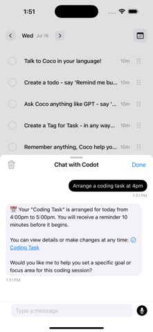 Codot: Voice Memory Assistant Screenshot 3 of 3