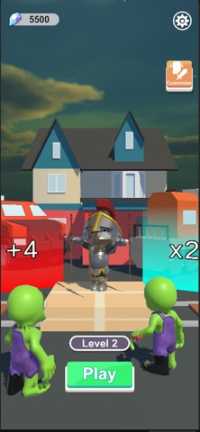 X Club Hero & Zombie 3D screenshot