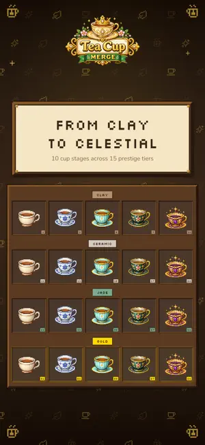 Tea Cup Merge screenshot 4