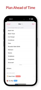 Packs - quickly pack and go screenshot #3 for iPhone