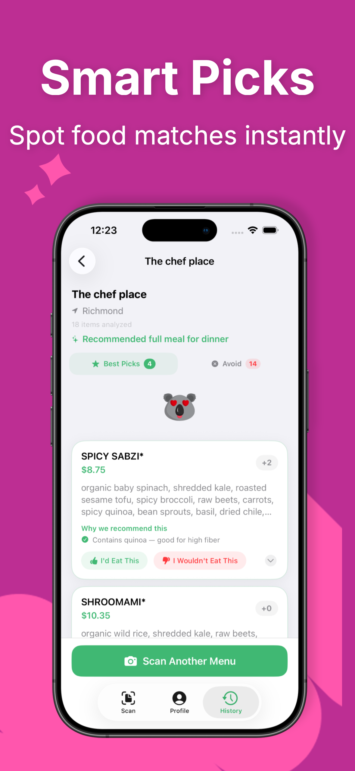 PickMyPlate: Food Scanner