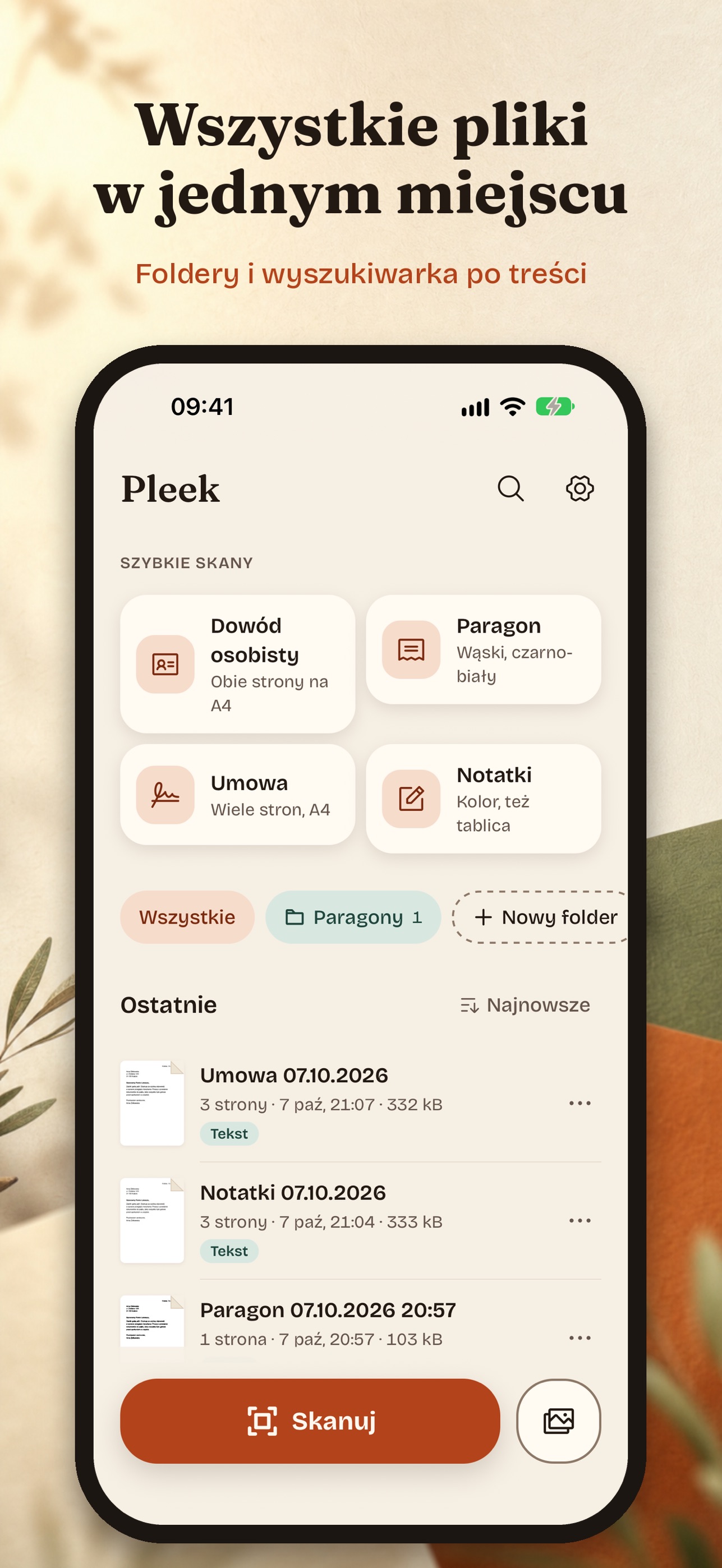 Screenshot 2 of Pleek: Skaner PDF i dokumentów