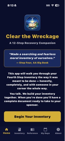 Clear the Wreckage AA 4th Step Screenshot 1 of 5