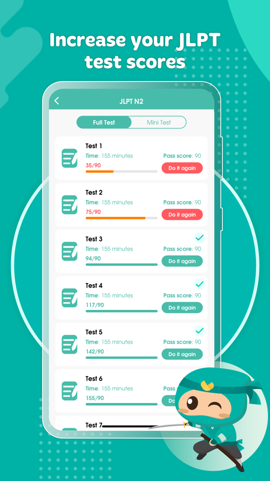 #3. Migii JLPT: JLPT test N5-N1 (iOS) 由: Linh Nguyen