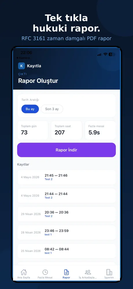Kayıtlaアプリ screenshot 5