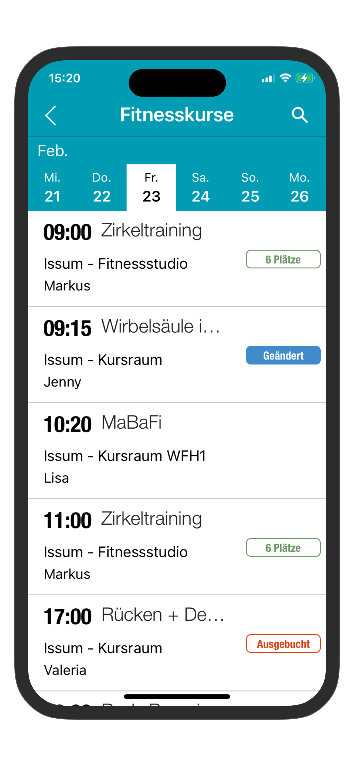 Fitness & Wohlfühlen screenshot 3