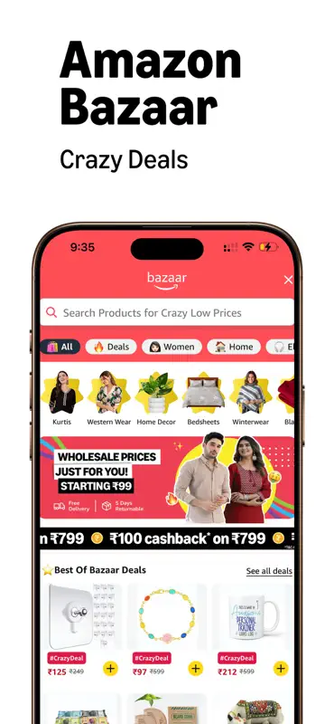 Amazon India Shop, Pay, miniTV screenshot 2 of 7