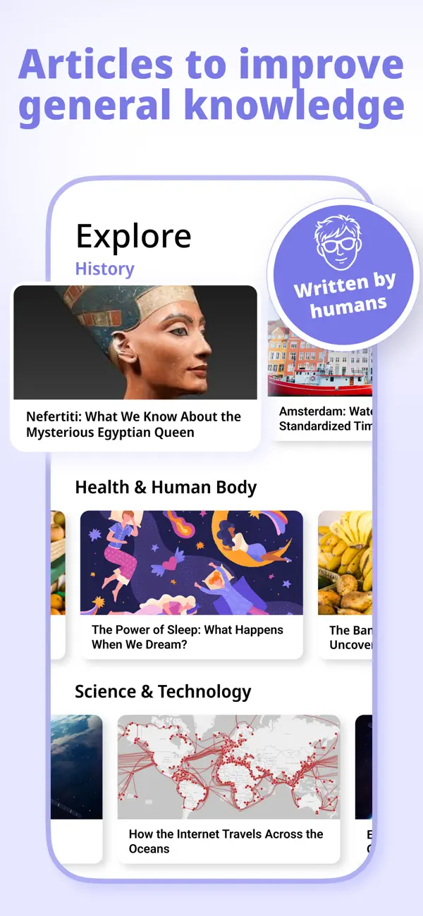 Screenshot #2 pour Nerdish: Learn Something New