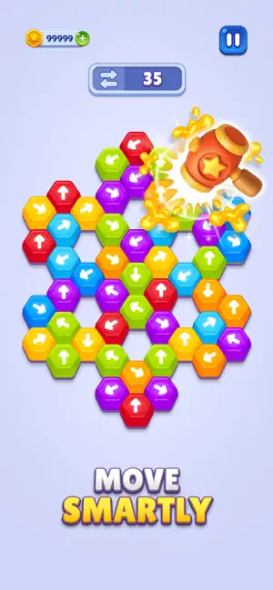 Jelly out: Hexa Puzzle screenshot 4