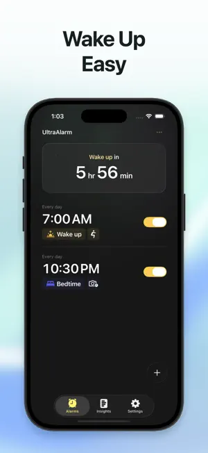 UltraAlarm: Get Up Alarm Clock screenshot 1