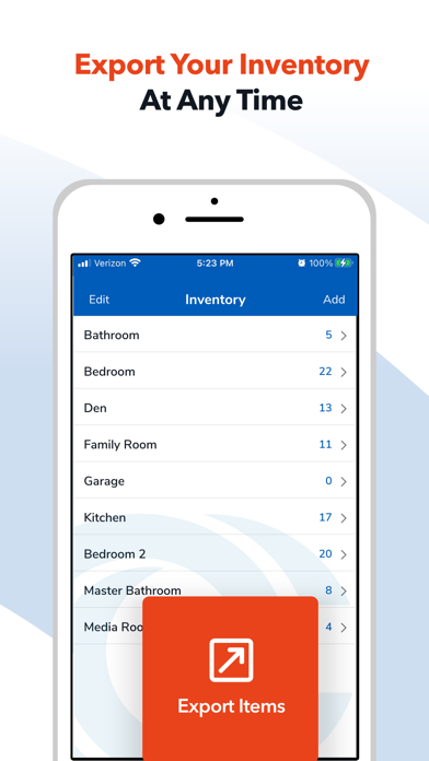 NAIC Home Inventory Screenshot