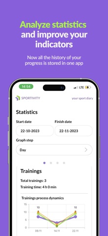 SPORTIVITY: sport tracker iPhone screenshot