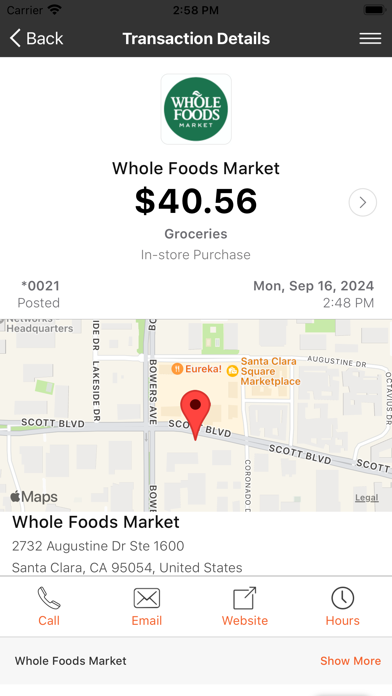 Harleysville Bank Card App Screenshot