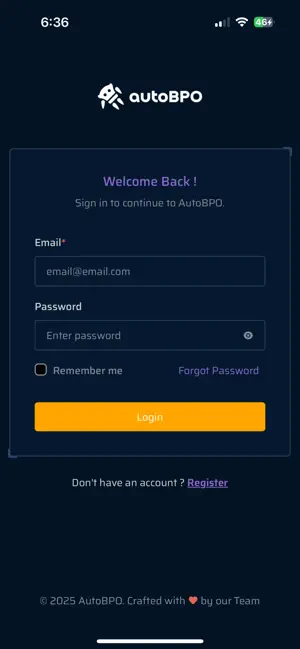 AutoBPO screenshot 2