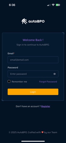 AutoBPO screenshot