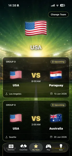 Copa do Futebol 2026 iPhone screenshot 2