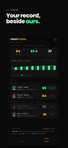 Proof Picks Terminal Screenshot 7 of 7