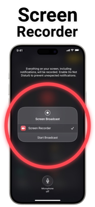 Screen Recording: Record Video Screenshot 1 of 4