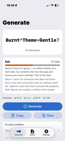 Easy Password Generator Pro Screenshot 1 of 5