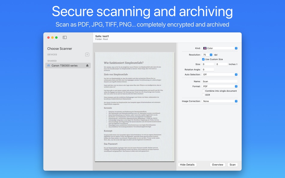 #8. Simpleum Safe 3 - Encryption (macOS) Podle: Simpleum Media GmbH