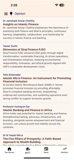 Islamic Financial Times screenshot 2