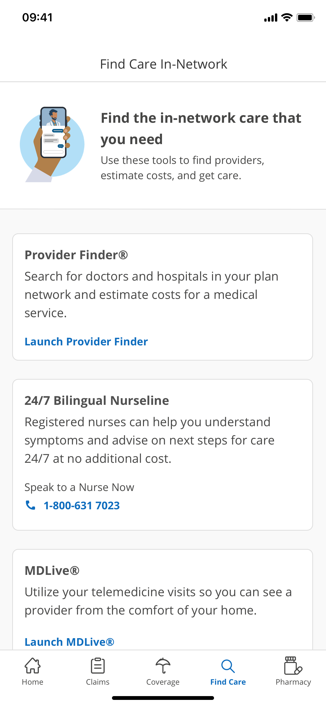 BCBSTX App Store screenshot
