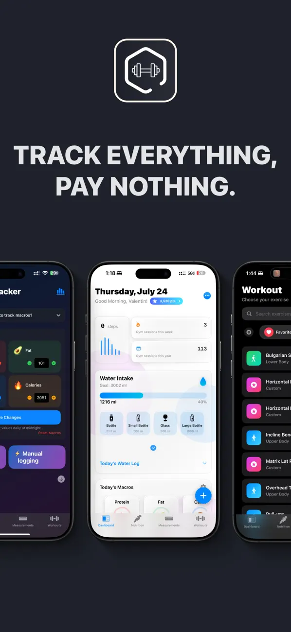 Screenshot #1 pour GymBro - Ultimate Gym App