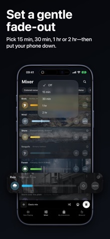 Oasis: Nature Sound Mixer iPhone screenshot