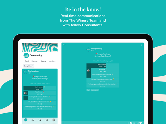 The Speakeasy iPad screenshot 2 - Social Networking app