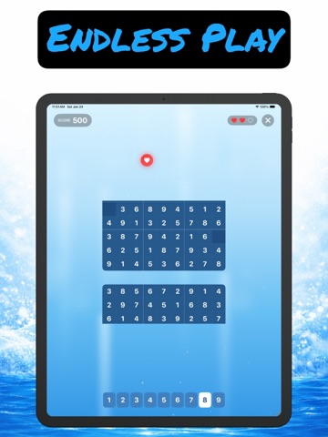 Sudoku Waterfall iPad screenshot