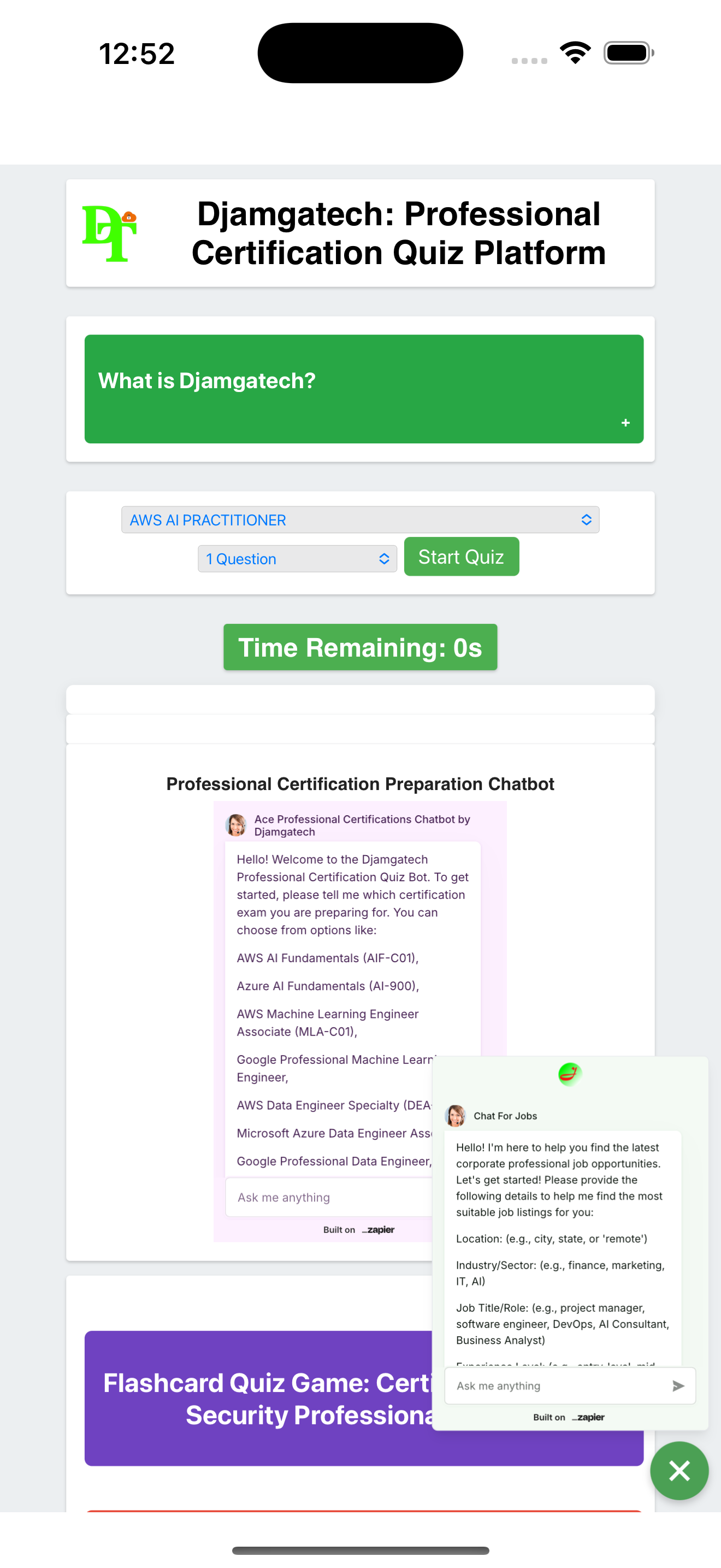 Djamgatech: CertMaster AI Pro