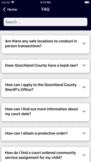 Goochland County Sheriff screenshot 2