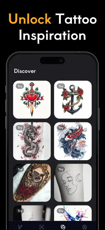 Tattoo Ideas: Design Tattoo AI screenshot 2 of 6