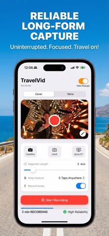 TravelVid Recorder Lite screenshot