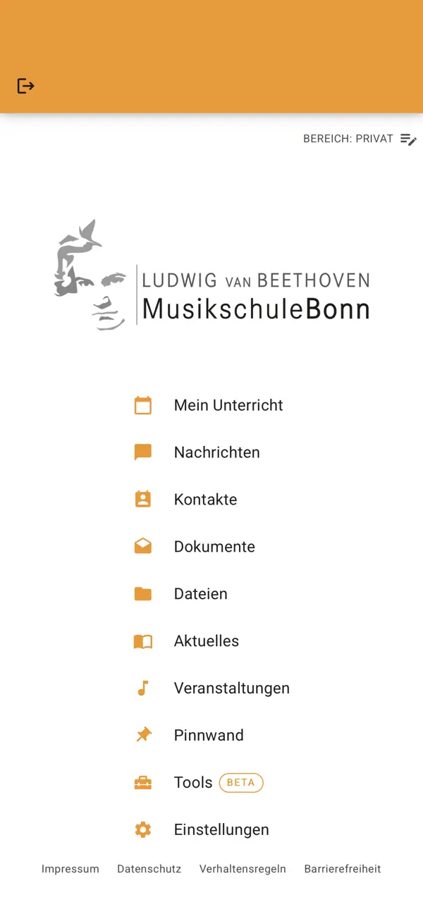 Screenshot #1 pour Musikschule Bonn