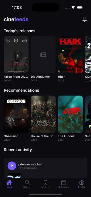 Cinefeeds screenshot 1