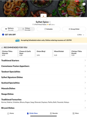 App screenshot