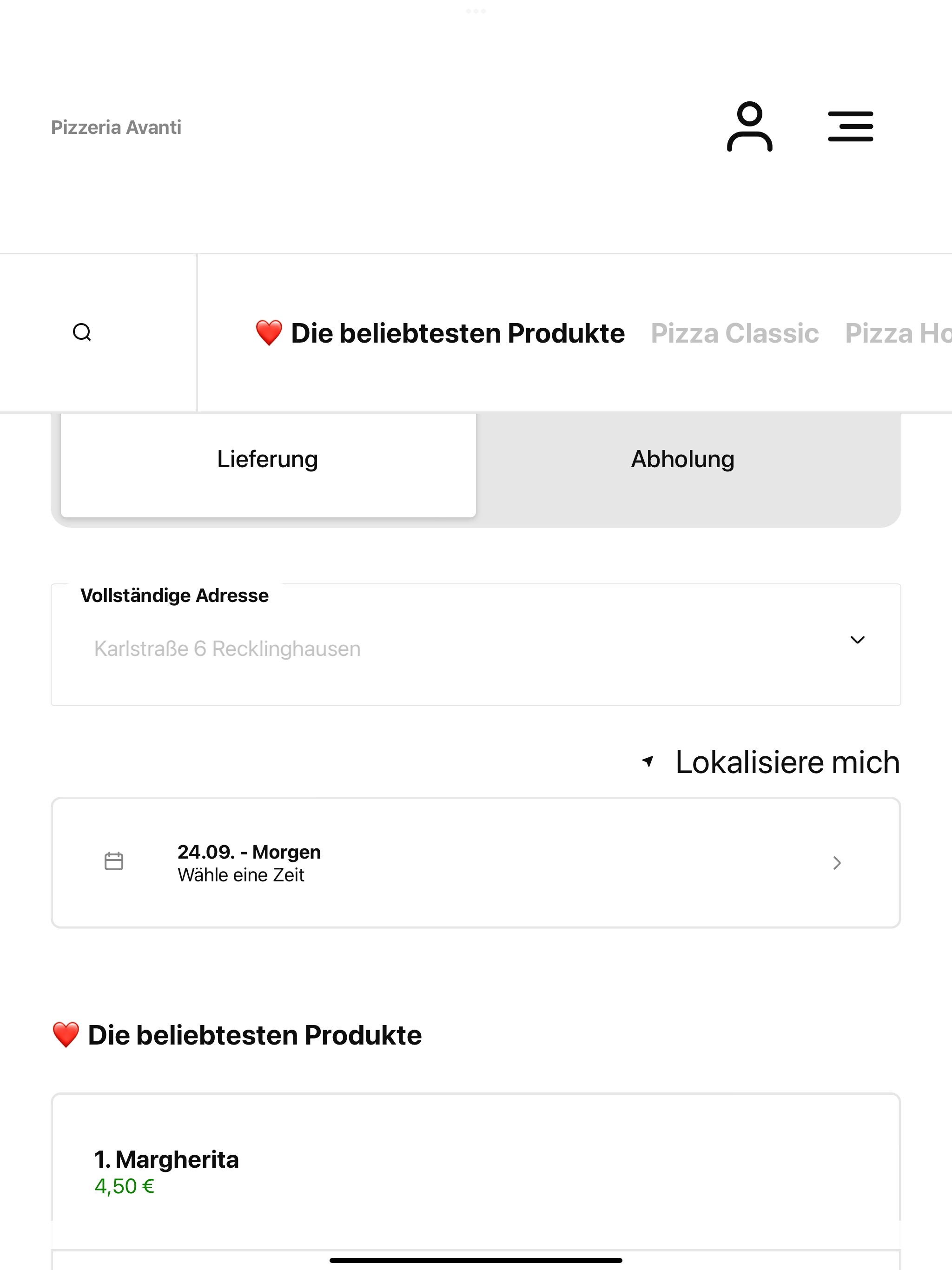 Pizzeria Avanti Recklinghausen