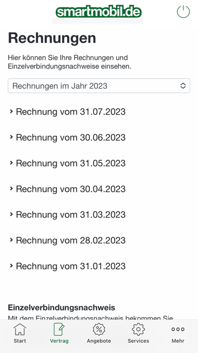 Screenshot #2 pour smartmobil.de Servicewelt