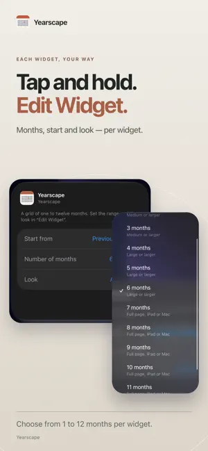 Yearscape: Calendar Widgets screenshot 4