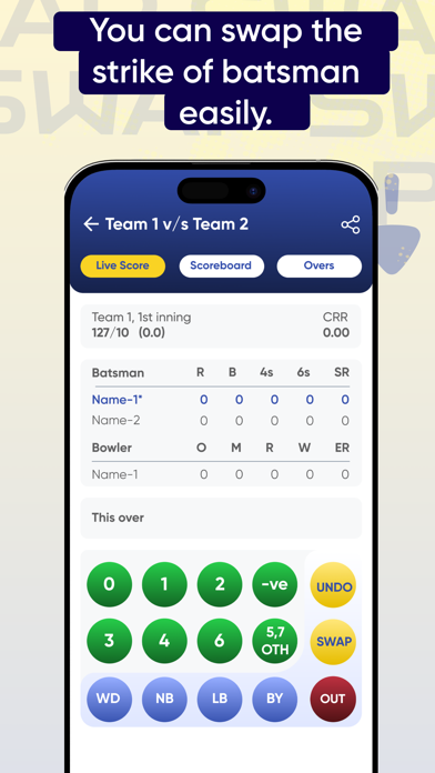 Cric11 : Cricket Scoring App Screenshot