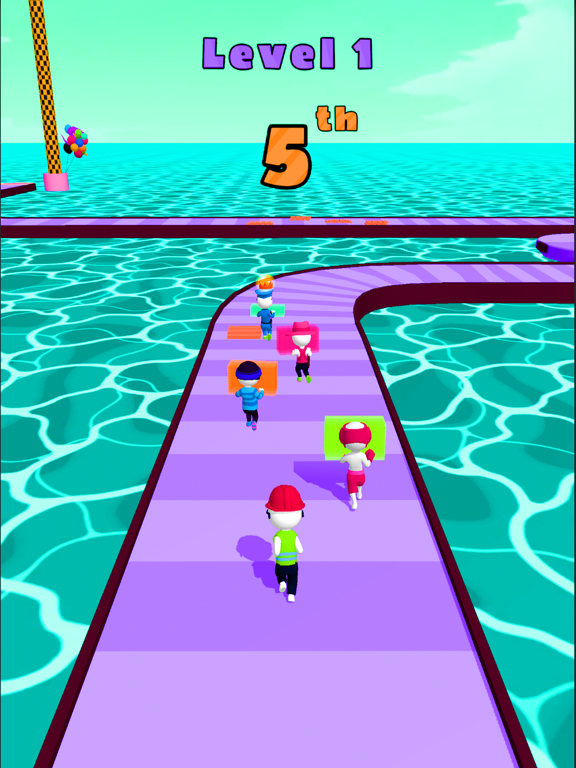 Screenshot #6 pour Fun Friends Racing On River