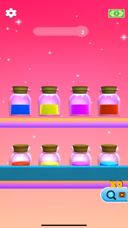 #2. Bottle color guess game (iOS) By: yassine bahassine