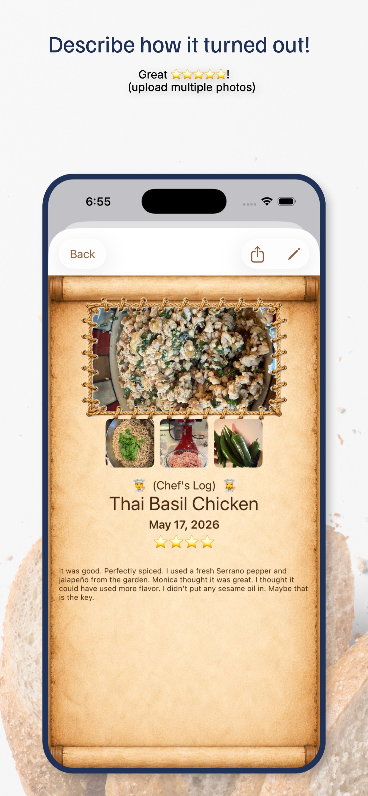 Recipe Chest & Log screenshot 6